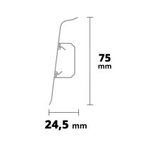 AP28/1 soklová lišta SG75, PVC (1)