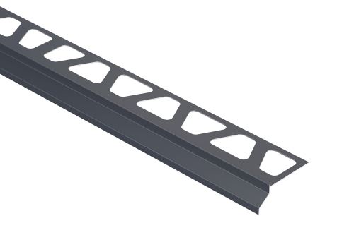 Schlüter-BARA-RKB balkónová lišta, hliník komaxit antracitová sivá, v: 3 mm, d: 2,5 m