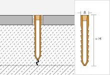 Schlüter-DILEX-MOP dilatačná lišta, PVC tmavý antracit, v: 50 mm, d: 2,5 m (3)