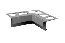 Schlüter-BARA-RAKE vnút. roh 90 st. k balk. lište, kom. sivá metalíza, v: 21 mm, 1 ks Schlüter-BARA-RAKE vnút. roh 90 st. k balk. lište, kom. sivá metalíza, v: 21 mm, 1 ks