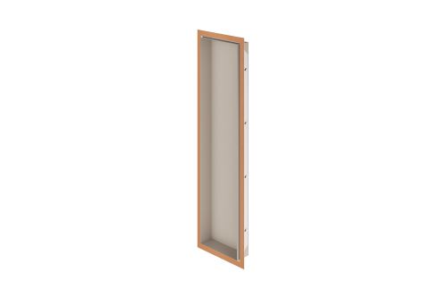 Schlüter-DESIGN-NICHE stenová nika, hliník komaxit kamenná sivá, 600x300 mm, 1 ks
