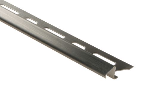 Schlüter-DECO-DE ukončovacia lišta, nerez kartáč V2A, v: 11 mm, d: 2,5 m