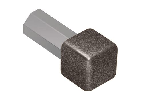 Schlüter-QUADEC-TS vonk. roh k ukonč. lište "Q", hliník kom. sv. antracit, v: 6 mm, 1 ks