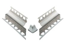 Schlüter-DILEX-HKS sada rohov, nerez pastelovo sivá V2A, v: 12 mm, v2: 7 mm, 1 ks (3)