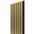 VZOREK - WALL CONCEPT akustický panel zlatá, černý filc + MDF, 240x135x21 mm