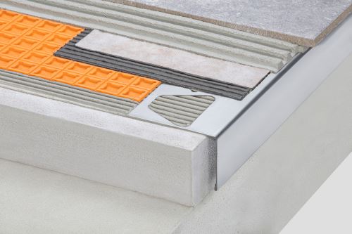 Schlüter-BARA-RW balkónová lišta, nerez V2A, v: 30 mm, d: 2,5 m
