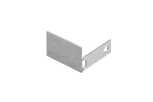 Schlüter-LIPROTEC-LLP koncovka, hliník elox prírodný, v: 11 mm, 1 ks, 12 mm