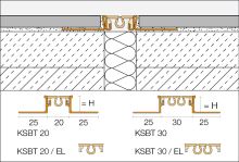 Schlüter-DILEX-EKSBT obj. dil. lišta, tmavý antracit V2A, v: 8 mm, š: 30 mm, d: 2,5 m (1)