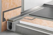 Schlüter-KERDI-LINE lineárny žľab, nerez V2A, v: 78 mm, DN 40, 1 ks, 1000 mm (1)