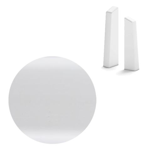 AP31/1 koncovka Ľ+P pre soklovú lištu NG80, PVC