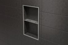 Schlüter-SHELF-N-S1 polica do sprchy, nerez kartáč V2A, 300x87 mm, 1 ks, Curve (1)