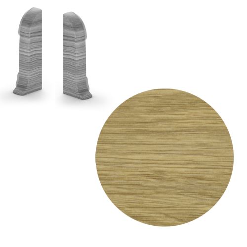 AP28 koncovka Ľ+P pre lištu NGF56, PVC