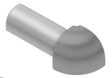 Schlüter-RONDEC-AC vonk. roh k ukonč. lište "C", hliník kom. sivá metalíza, v: 6 mm, 1 ks Schlüter-RONDEC-AC vonk. roh k ukonč. lište "C", hliník kom. sivá metalíza, v: 6 mm, 1 ks