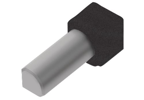 Schlüter-RONDEC-AC vnútorný roh, hliník komaxit grafitovo čierna mat, v: 10 mm, 1 ks