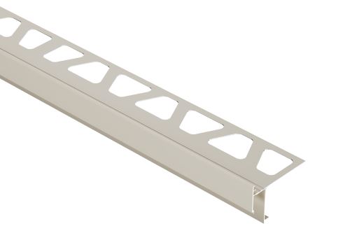 Schlüter-BARA-RAKEG balkónová lišta, hliník komaxit sivá metalíza, v: 10 mm, d: 2,5 m