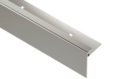 Schlüter-VINPRO-STEP-R schod. lišta pre vinyl, hliník elox titán kartáč, v: 5 mm, d: 2,5 m