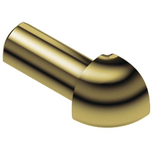 Schlüter-RONDEC-AMG vonk. roh k ukonč. l. "C", hliník elox mosadz lesk, v: 12,5 mm, 1 ks