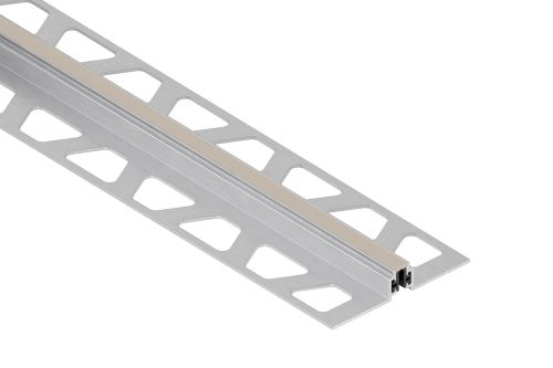 Schlüter-DILEX-AKWS dilatačná lišta, hliník komaxit sivá, v: 12,5 mm, d: 2,5 m