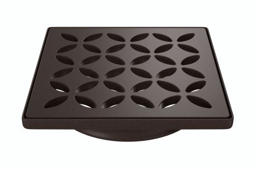 Schlüter-KERDI-DRAIN rošt, bronzová, 10x10 cm, D5, 1 ks