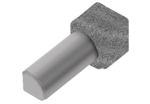 Schlüter-RONDEC-TS vnútorný roh k ukončovacej lište "C", hliník kom. sivá, v: 8 mm, 1 ks