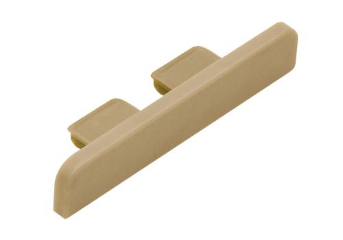 Schlüter-TREP-B koncovka k schodovej lište, PVC komaxit svetlo béžová, 1 ks